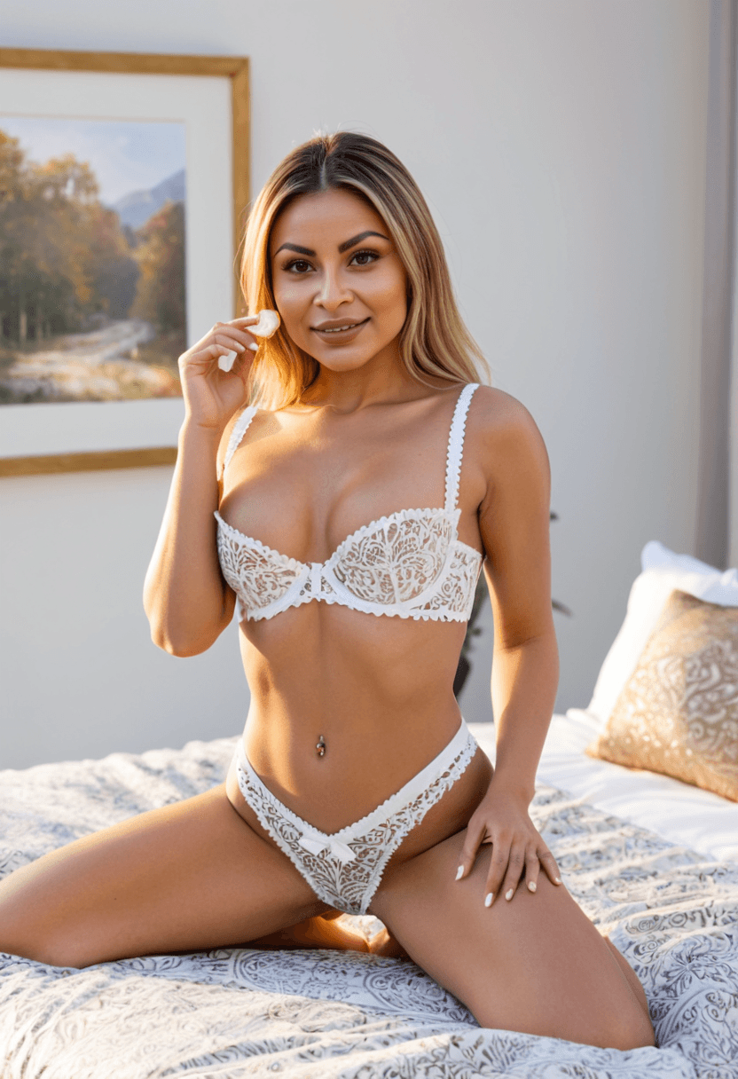 teniendo sexo, in a cozy bedroom setting