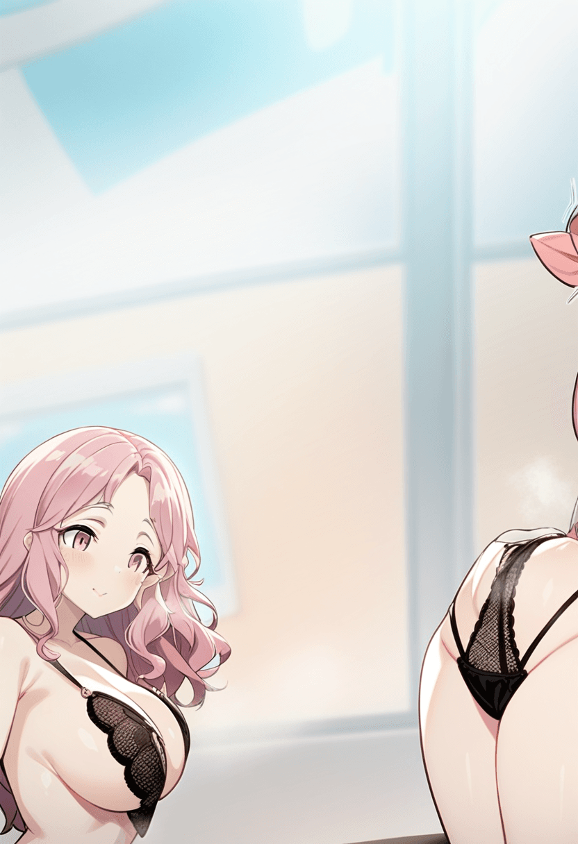 Sensual stripper nympho pets her black lace panties, moaning like a slut in heat